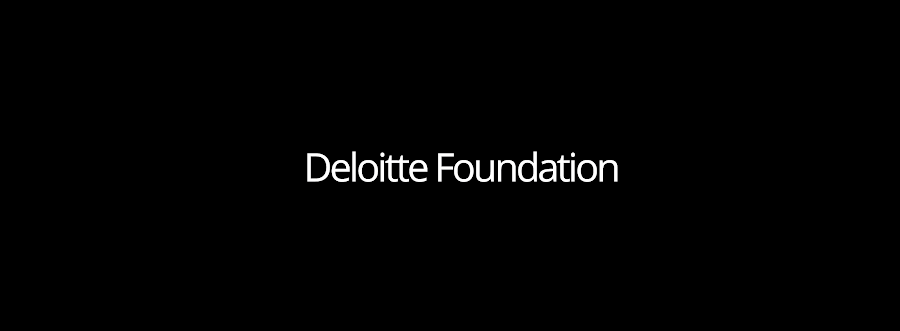 Deloitte Foundation wordmark 