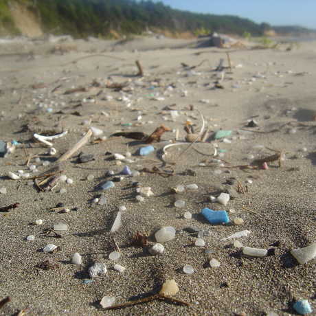 Plastic beach by circle face/Flickr