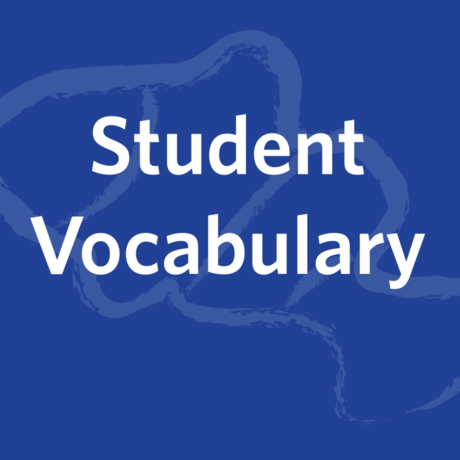 Healthy Oceans student vocabulary