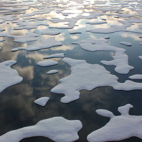 Sea ice melting