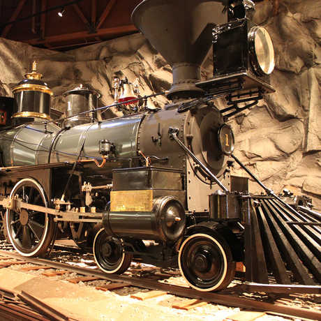 Gov Stanford Locomotive at the California State Railroad Museum