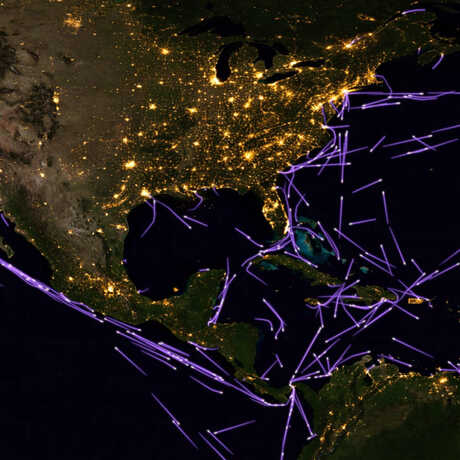 North American shipping lanes