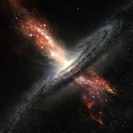 Star formation in galactic outflows