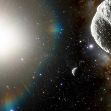 Illustration showing the asteroid 2021 PH27 inside Mercury’s orbit