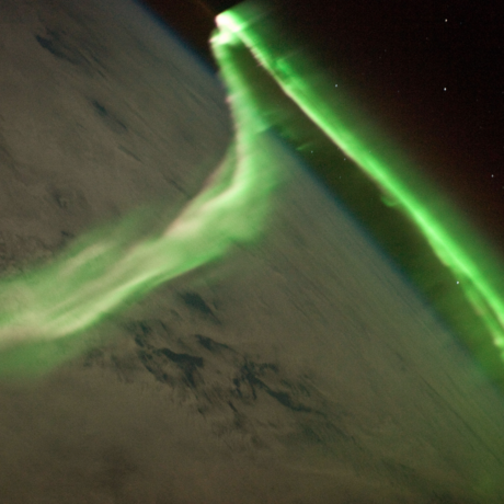 Aurora on May 24, 2010. Taken from the ISS.