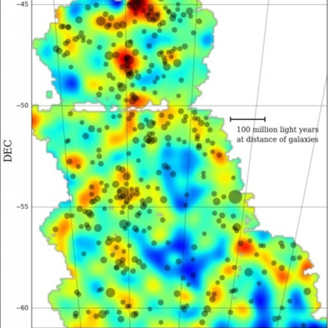 Dark matter map from the Dark Energy Survey