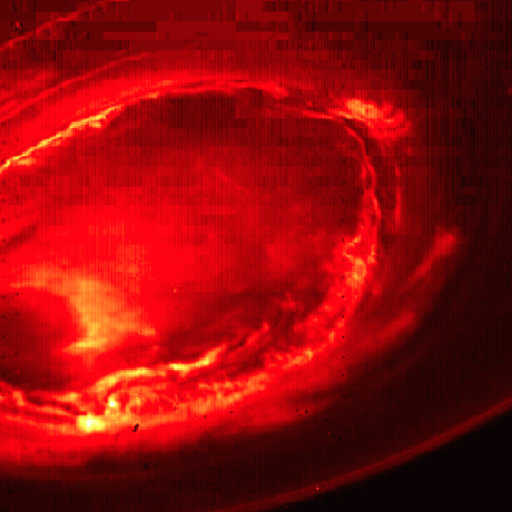 Jupiter’s southern aurora, NASA/JPL