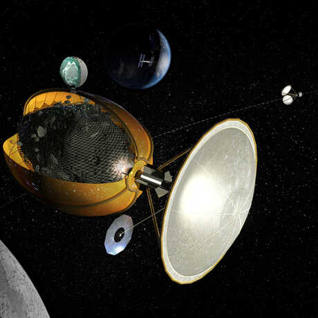 Can water or other resources be collected from asteroids?