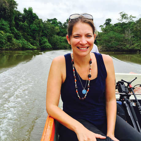 Michelle Trautwein in the Amazon