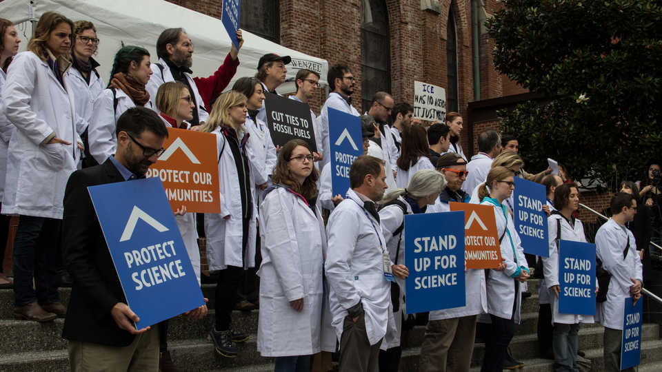 Stand Up For Science protest, December 13, 2016, Peg Hunter/Flickr
