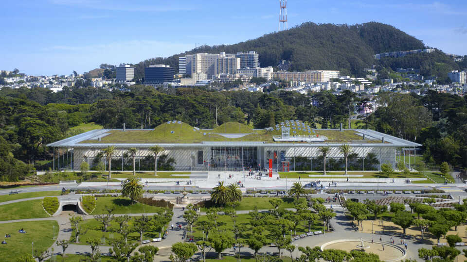 California Academy of Sciences in Golden Gate Park. 