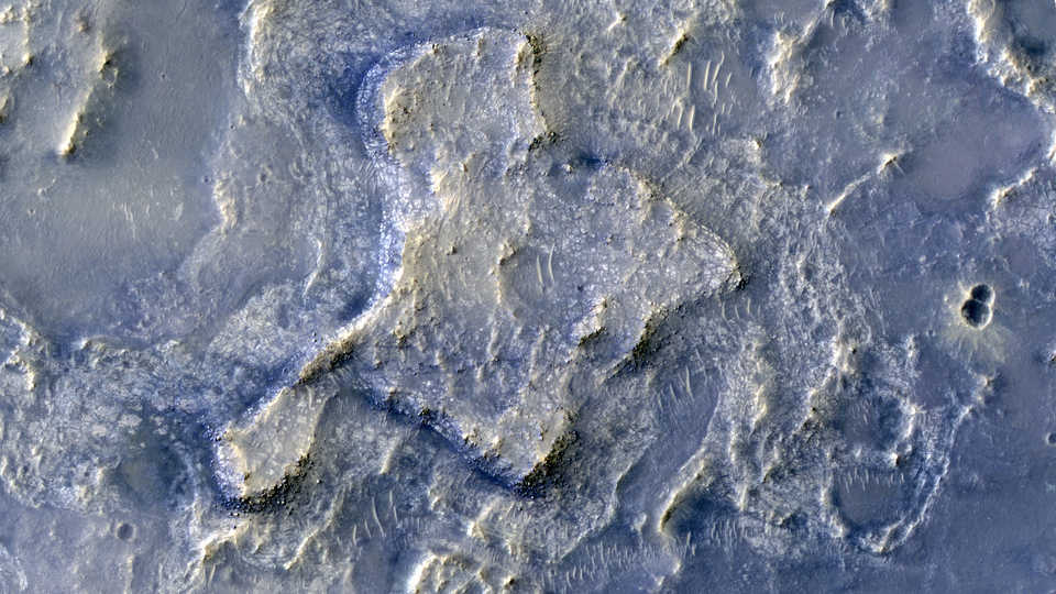 Northeaster Syrtis Region on Mars