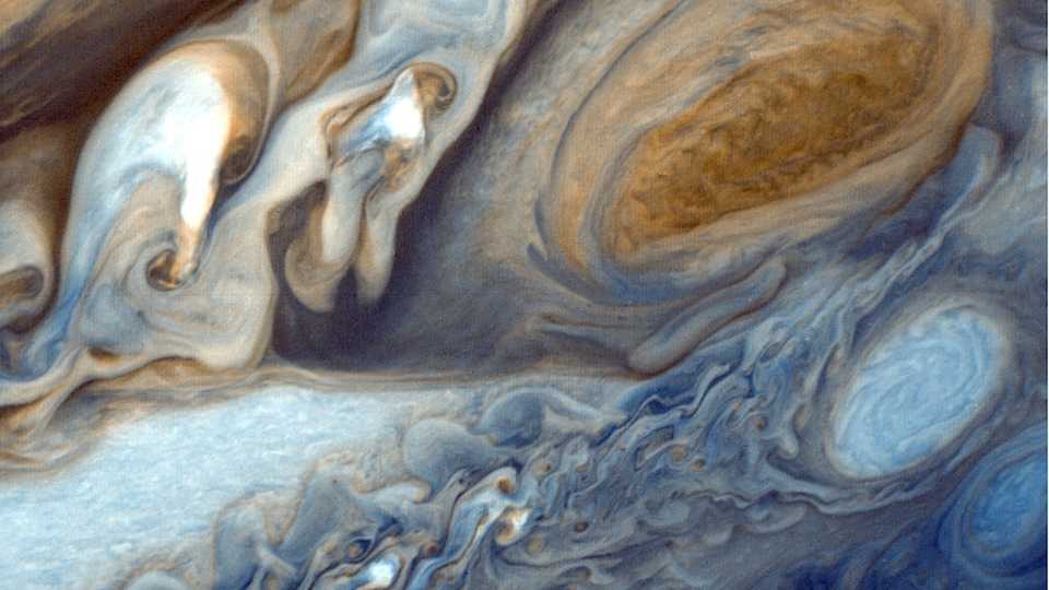 Jupiter imaged by Voyager 1