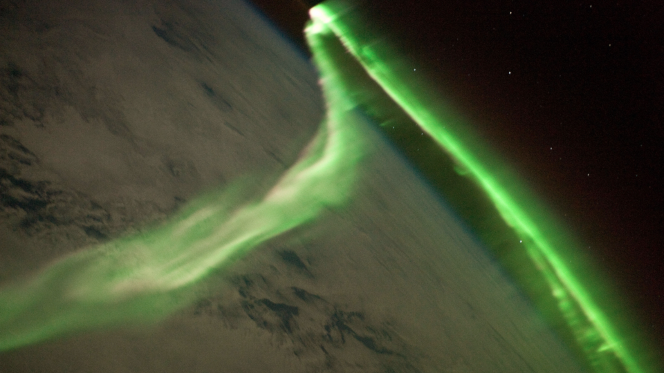 Aurora on May 24, 2010. Taken from the ISS.