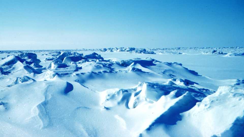 Winter sea ice on the Beaufort Sea, NOAA