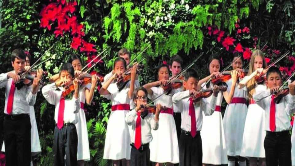 Enjoy a special musical performance by these talented young violinists.